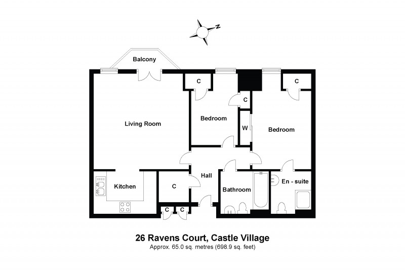 Floorplan for Castle Village, Berkhamsted, Hertfordshire