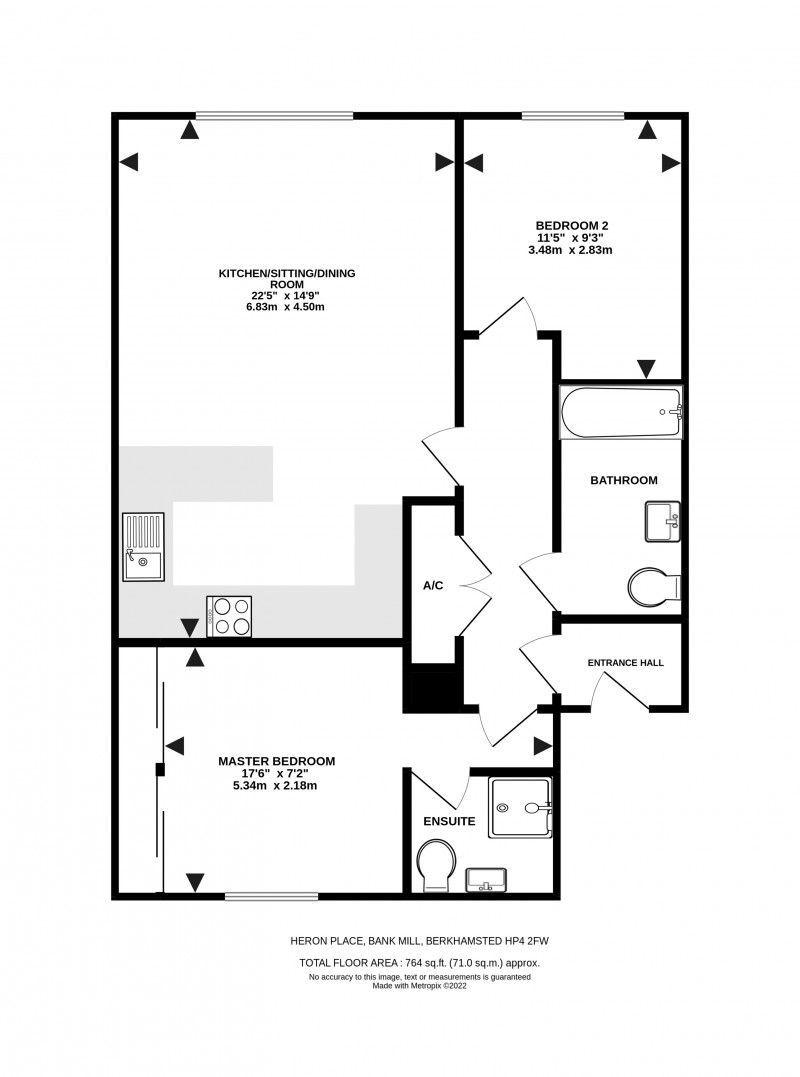 Floorplan for Berkhamsted, Hertfordshire