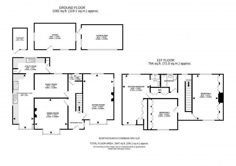 Floorplan for Berkhamsted, Hertfordshire