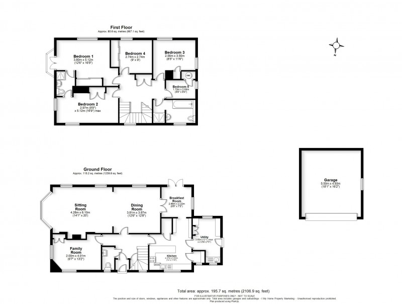 Floorplan for Berkhamsted, Hertfordshire