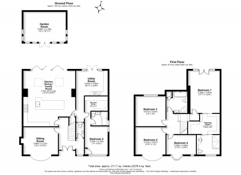 Floorplan for Felden, Hertfordshire
