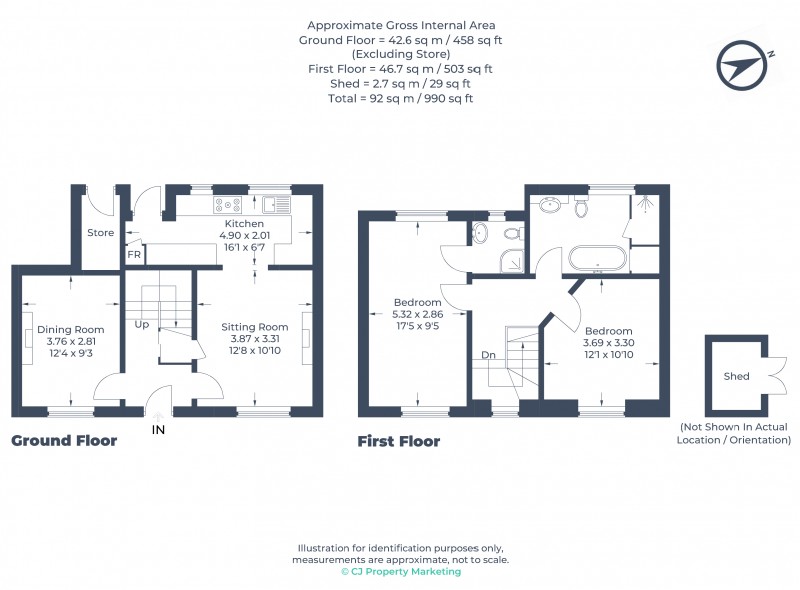 Floorplan for Chesham, Buckinghamshire