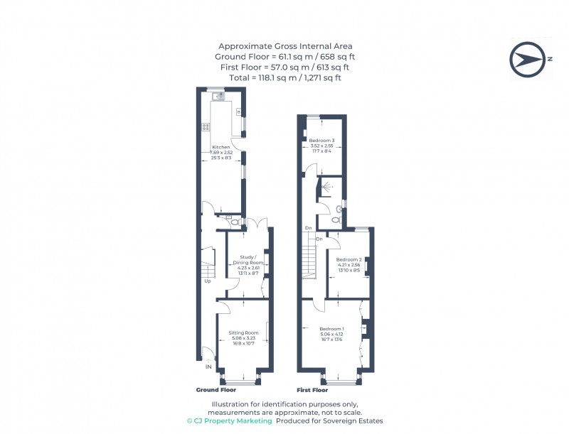 Floorplan for Chesham, Buckinghamshire