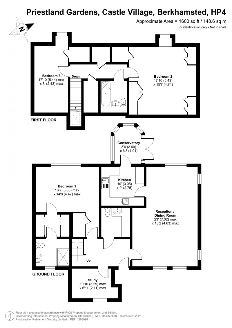Floorplan for Castle Village, Berkhamsted, Hertfordshire