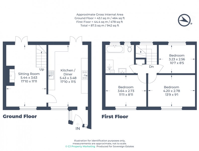 Floorplan for Chesham, Buckinghamshire