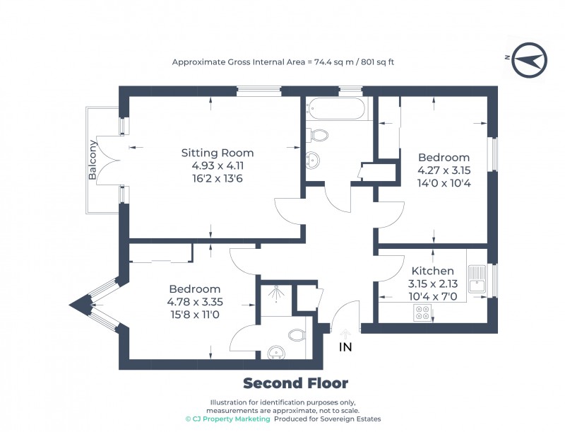 Floorplan for Berkhamsted, Hertfordshire