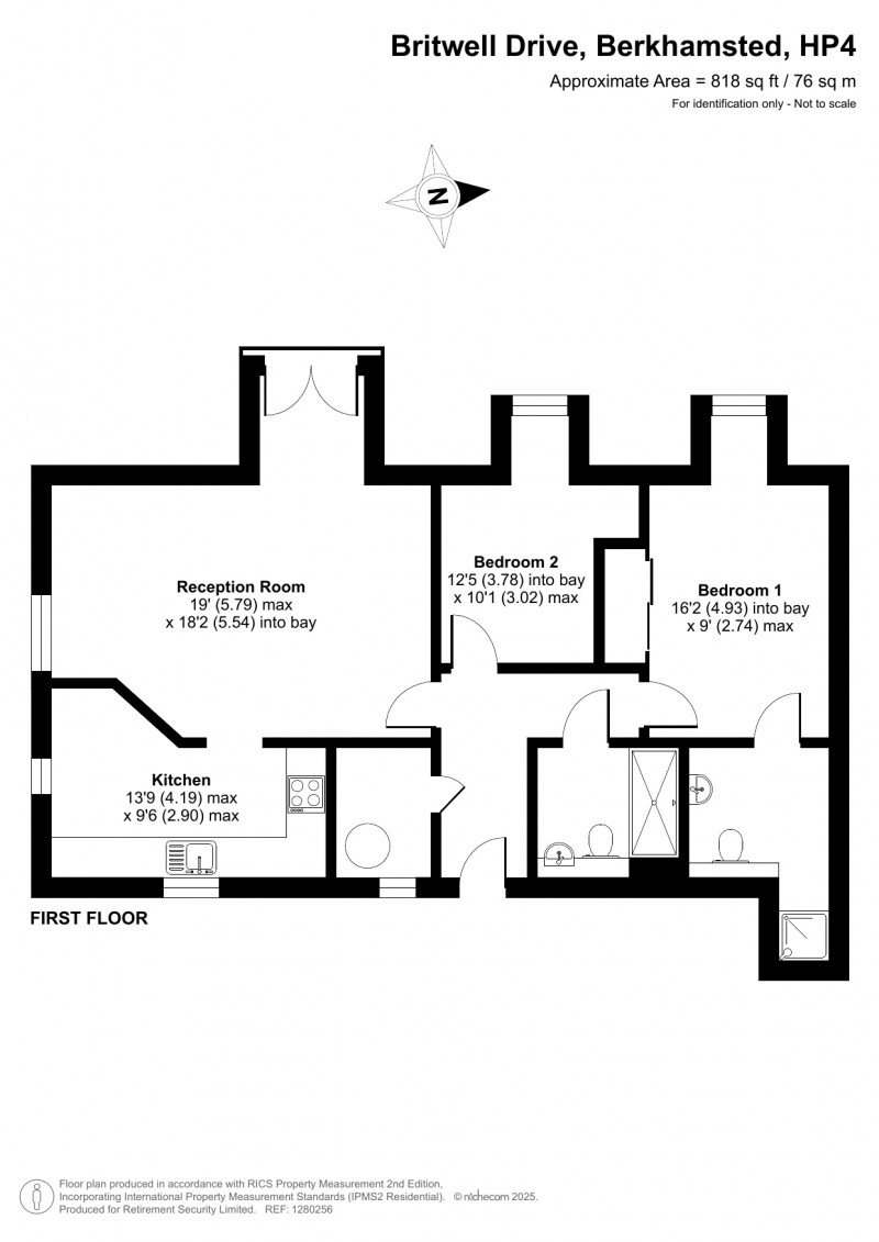 Floorplan for Castle Village, Berkhamsted, Hertfordshire
