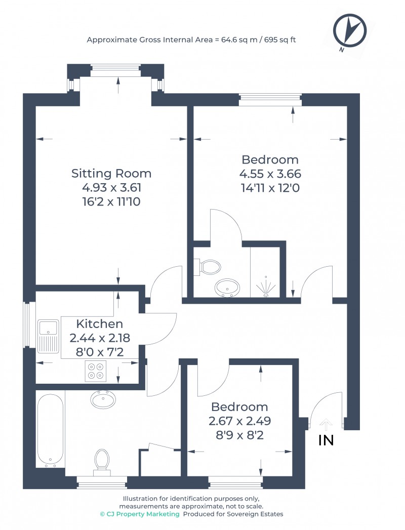 Floorplan for Chesham, Buckinghamshire