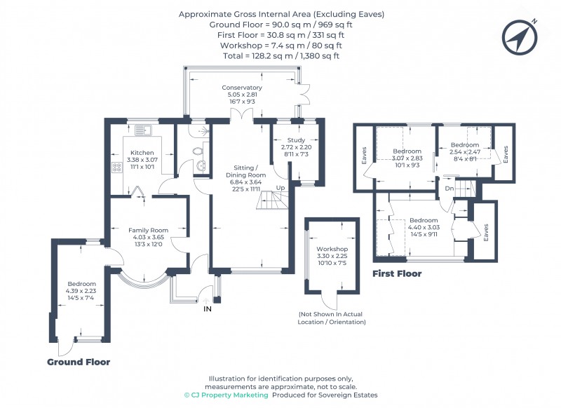 Floorplan for Manor Estate, Hemel Hempstead, Hertfordshire