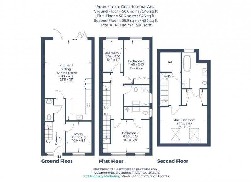 Floorplan for Berkhamsted, Hertfordshire