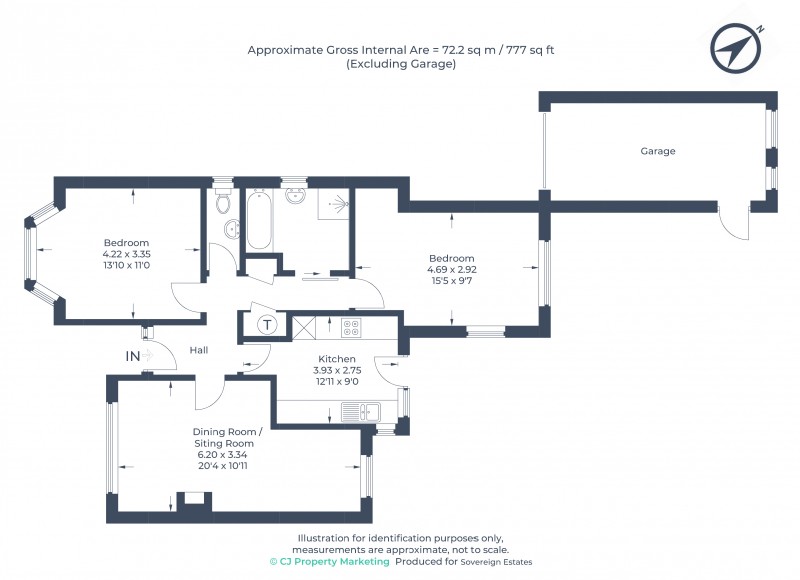 Floorplan for Northchurch, Berkhamsted, Hertfordshire