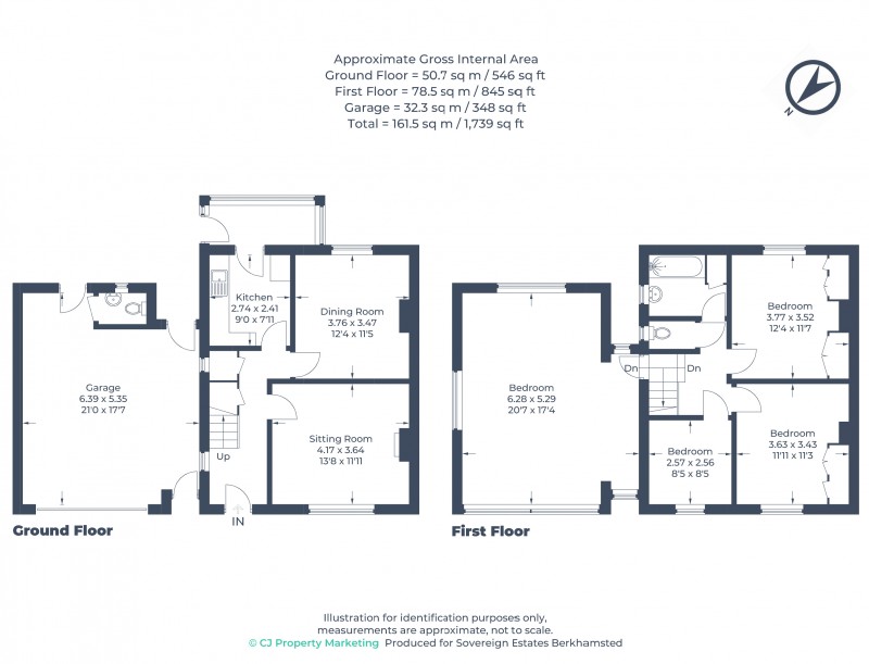 Floorplan for Berkhamsted, Hertfordshire