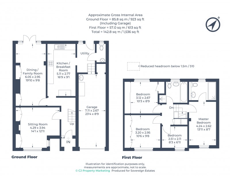 Floorplan for Northchurch, Berkhamsted, Hertfordshire