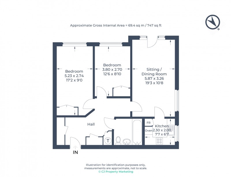 Floorplan for Berkhamsted, Hertfordshire