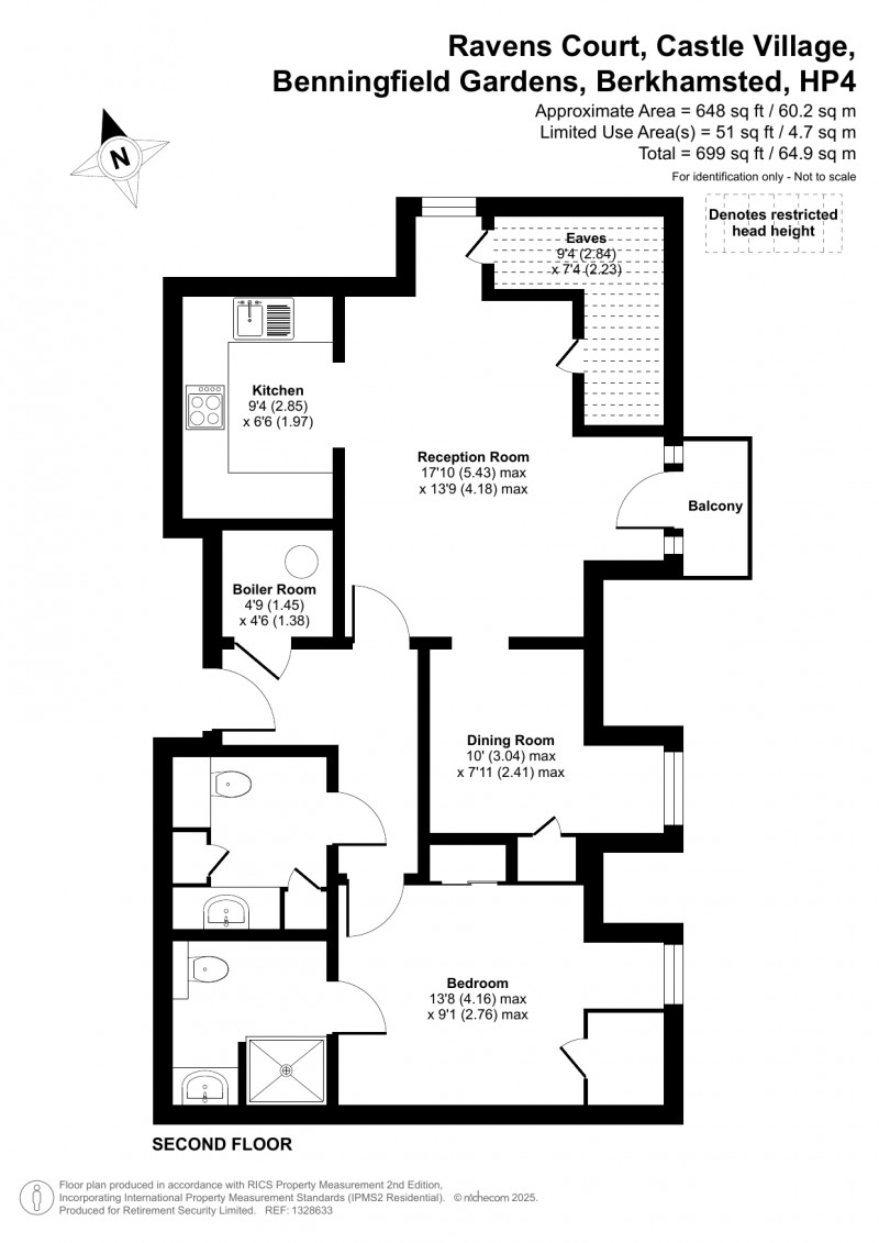 Floorplan for Castle Village, Berkhamsted, Hertfordshire