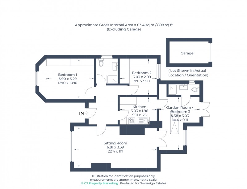 Floorplan for Northchurch, Berkhamsted, Hertfordshire