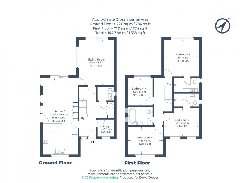 Floorplan for Berkhamsted, Hertfordshire