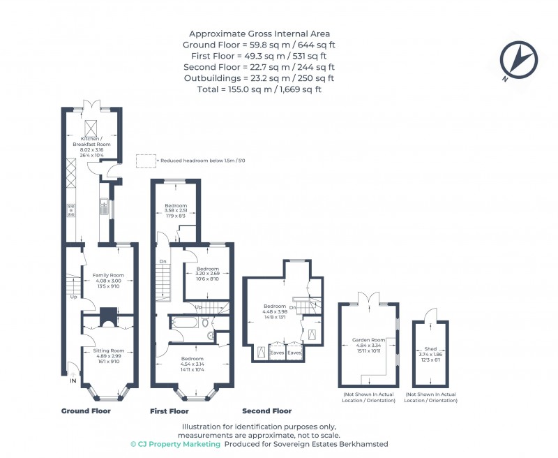 Floorplan for Berkhamsted, Hertfordshire