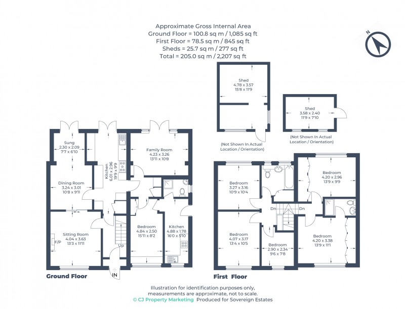 Floorplan for Chesham, Buckinghamshire