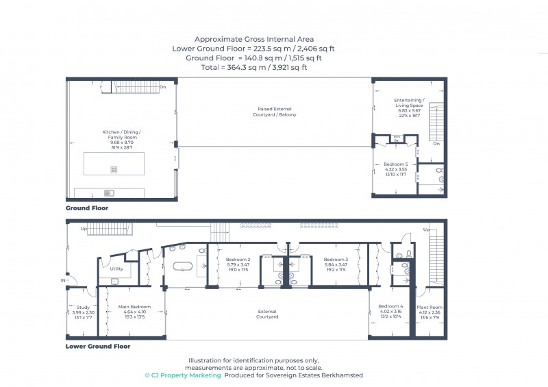 Floorplan for Hemel Hempstead, Hertfordshire