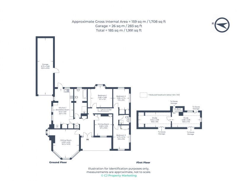 Floorplan for Ivinghoe, Buckinghamshire