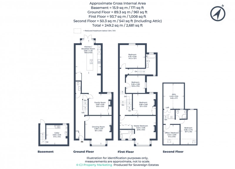 Floorplan for Berkhamsted, Hertfordshire