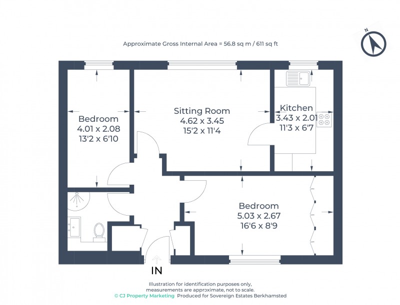 Floorplan for Berkhamsted, Hertfordshire