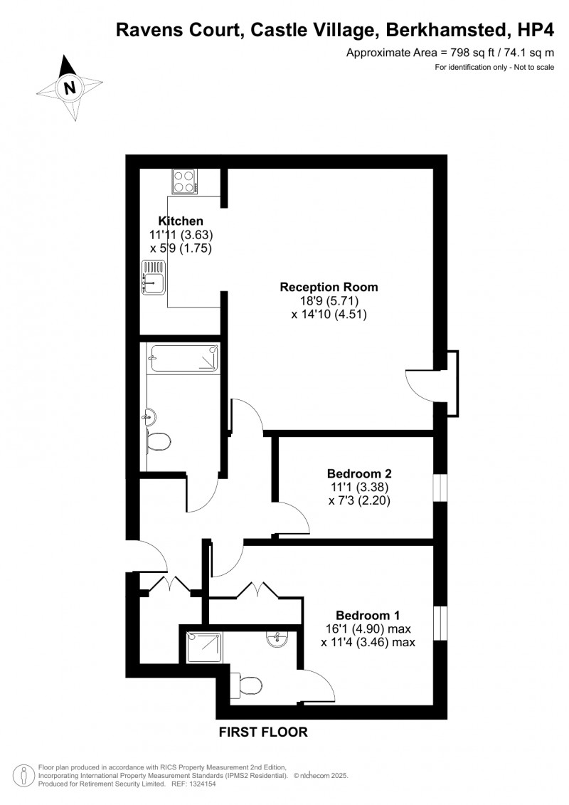 Floorplan for Castle Village, Berkhamsted, Hertfordshire