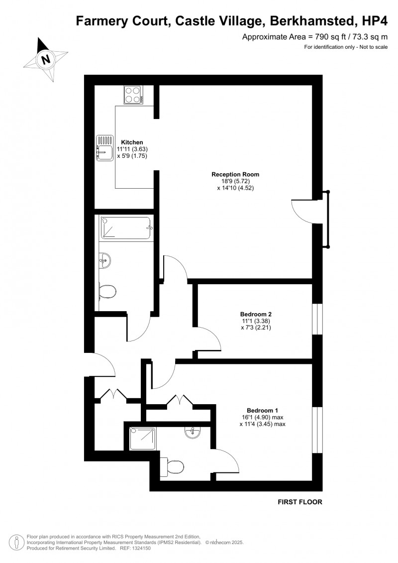 Floorplan for Castle Village, Berkhamsted, Hertfordshire