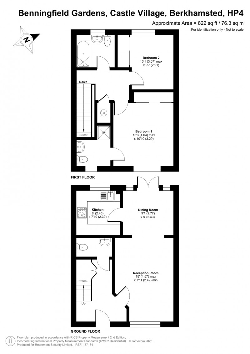 Floorplan for Berkhamsted, Hertfordshire