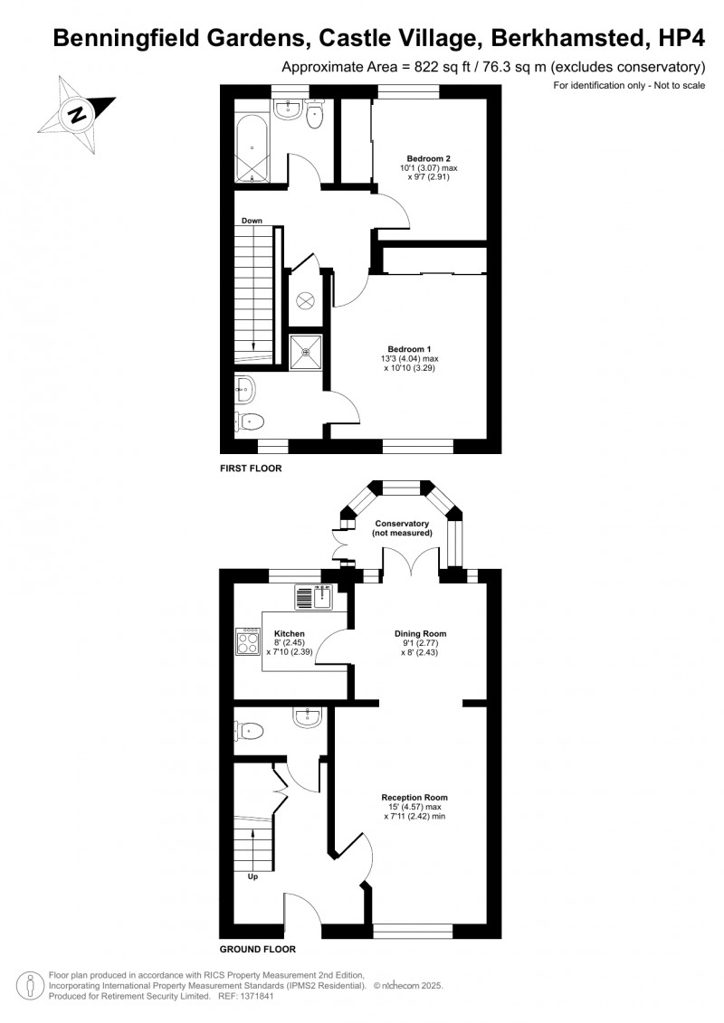 Floorplan for Berkhamsted, Hertfordshire