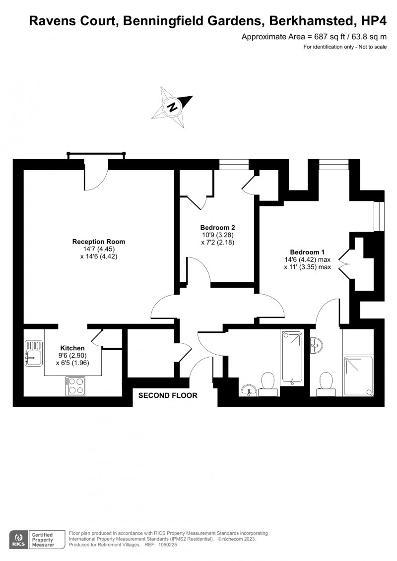 Floorplan for Castle Village, Berkhamsted, Hertfordshire