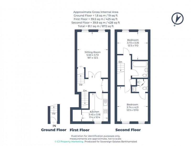 Floorplan for Berkhamsted, Hertfordshire