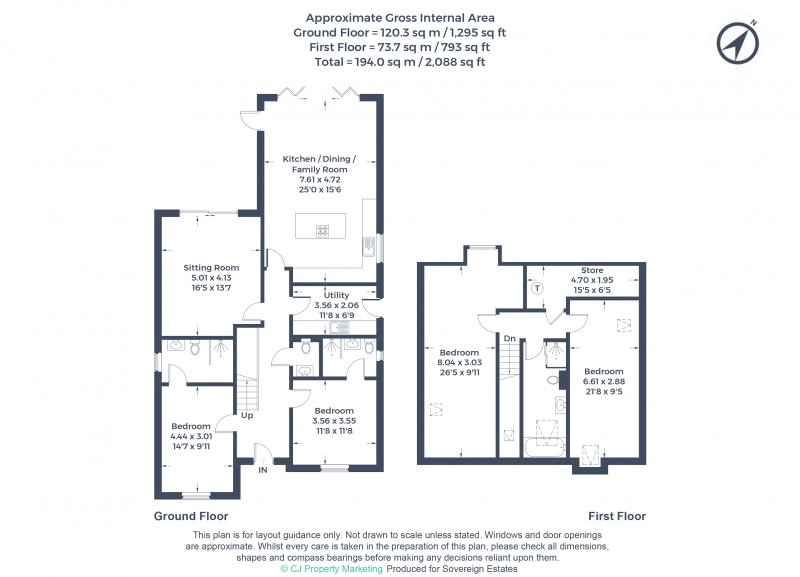 Floorplan for Flaunden, Hertfordshire