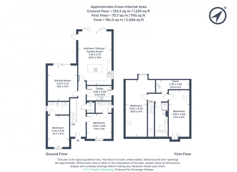 Floorplan for Flaunden, Hertfordshire