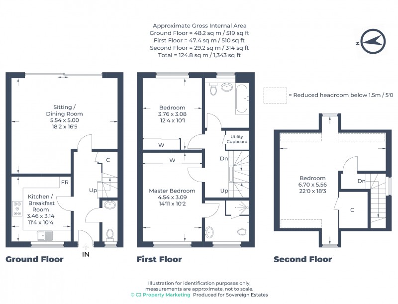 Floorplan for Potten End, Berkhamsted, Hertfordshire