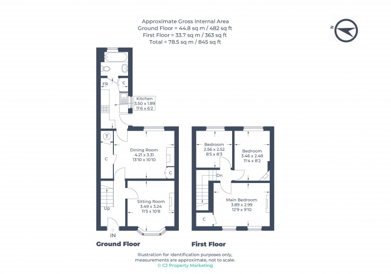 Floorplan for Tring, Hertfordshire