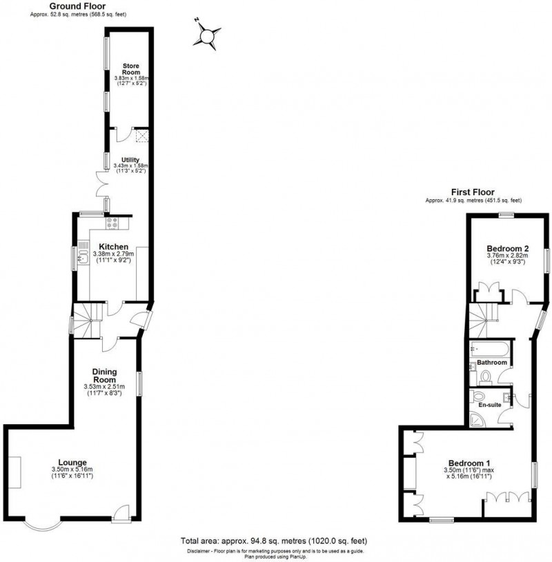 Floorplan for Berkhamsted, Hertfordshire