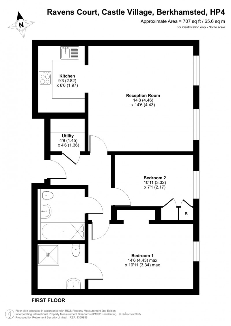Floorplan for Castle Village, Berkhamsted, Hertfordshire