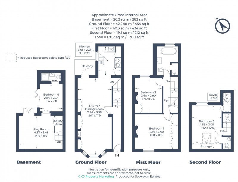 Floorplan for Berkhamsted, Hertfordshire