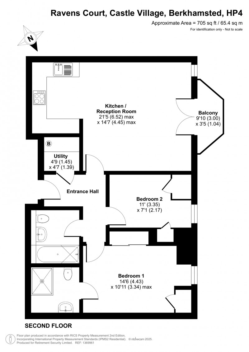 Floorplan for Castle Village, Berkhamsted, Hertfordshire