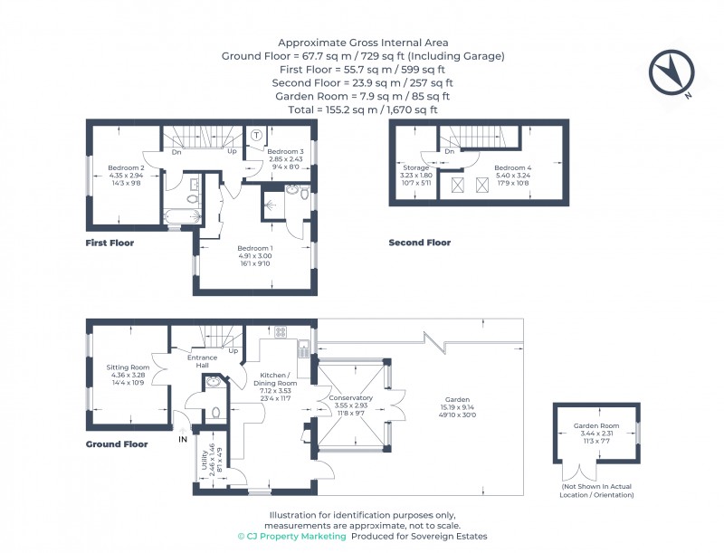 Floorplan for Chesham, Buckinghamshire