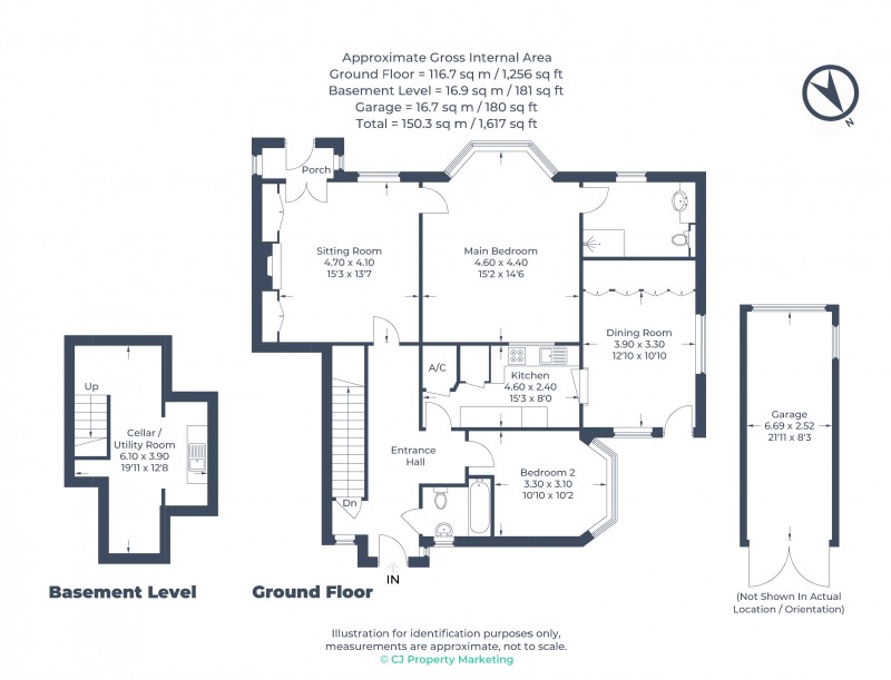 Floorplan for Chesham, Buckinghamshire