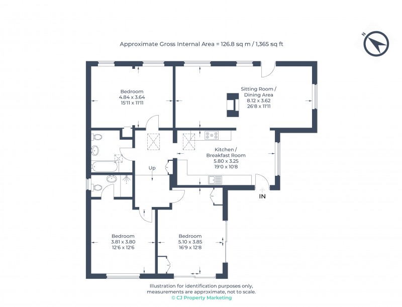 Floorplan for Hemel Hempstead, Hertfordshire