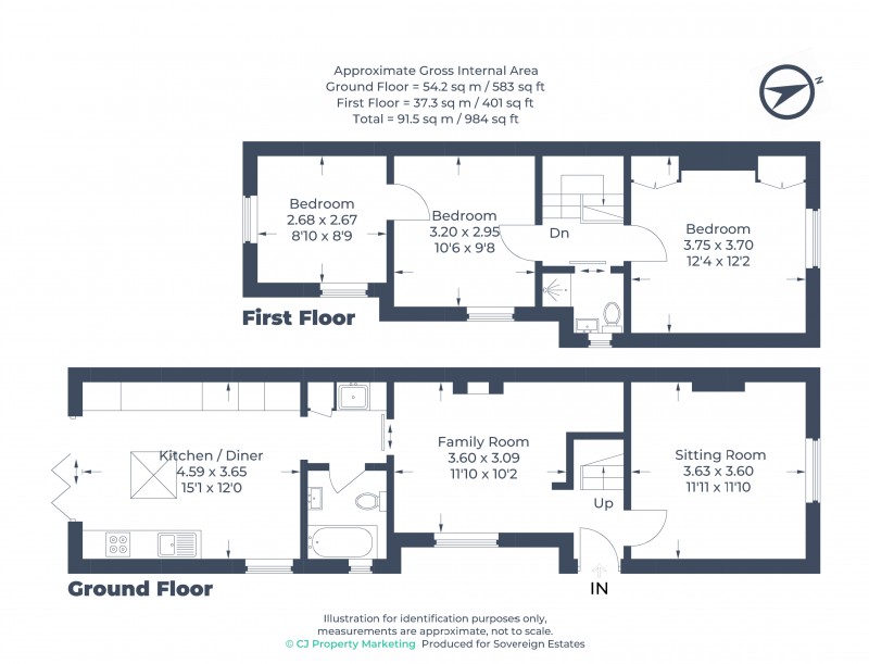 Floorplan for Berkhamsted, Hertfordshire
