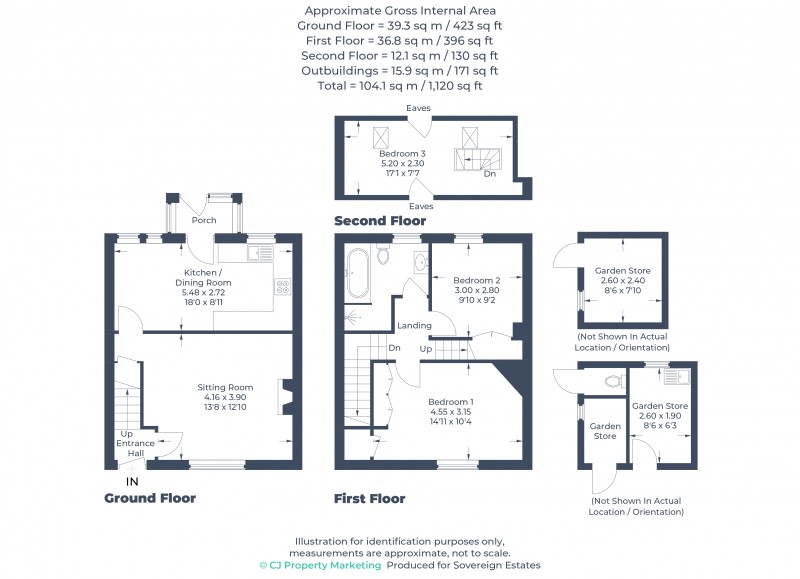 Floorplan for Buckland Common, Tring, Buckinghamshire
