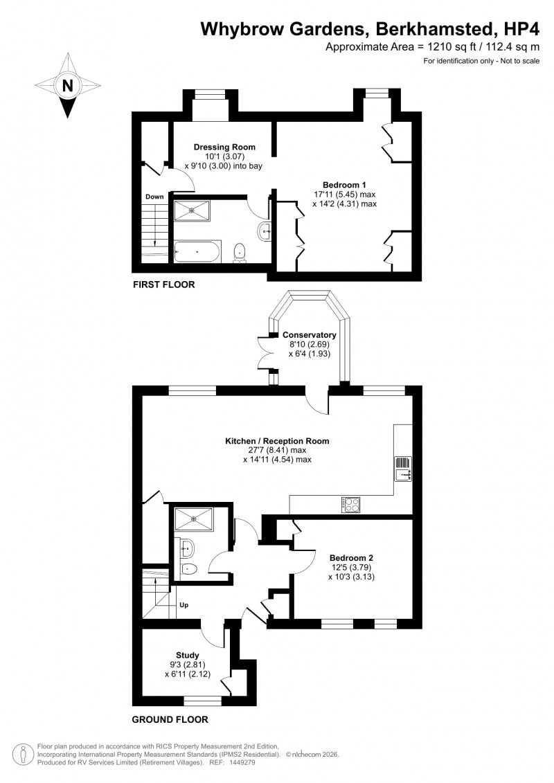 Floorplan for Castle Village, Berkhamsted, Hertfordshire