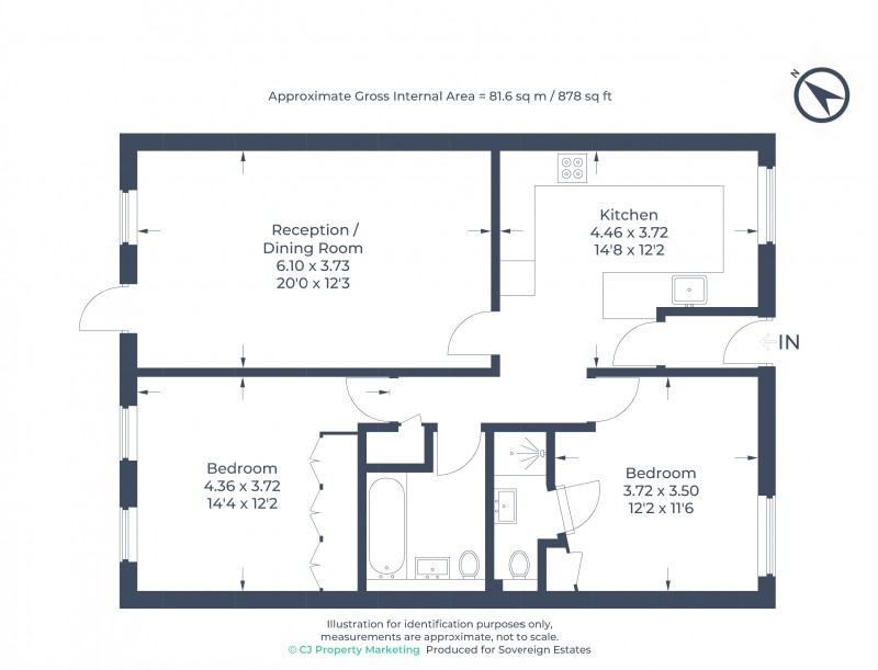 Floorplan for Berkhamsted, Hertfordshire