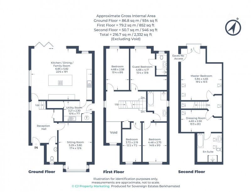 Floorplan for Chesham, Buckinghamshire