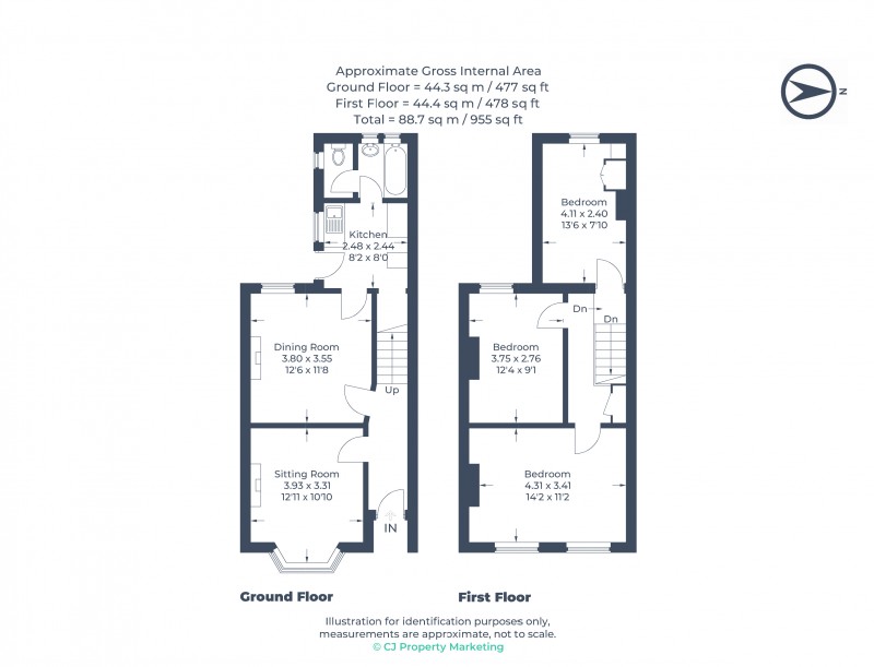 Floorplan for Berkhamsted, Hertfordshire